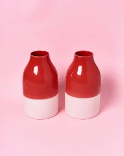 Marisa vase - red rose
