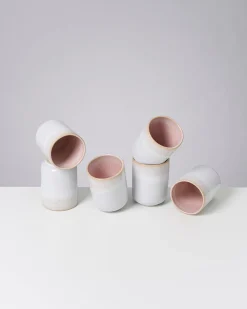Melides - Set of 6 mugs large rosé