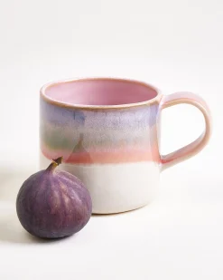 Nódoa - Large mug dipped pink blue