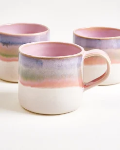 Nódoa - Large mug dipped pink blue