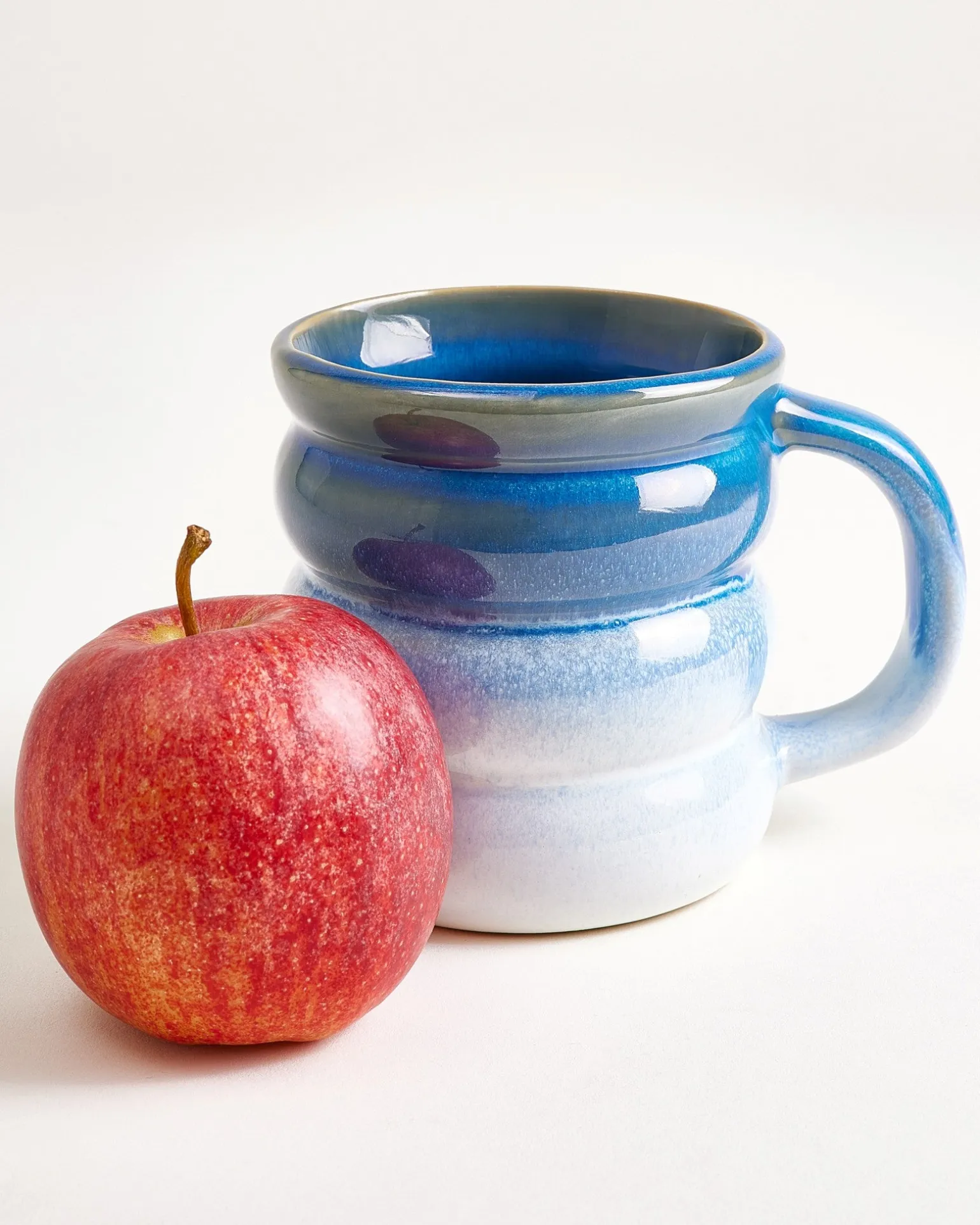 Ombra Tasse groß bubble dunkelblau hellblau 6er-Set