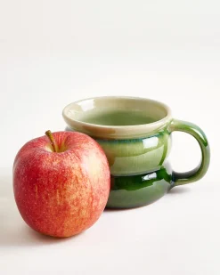 Ombra Tasse klein bubble grün dunkelgrün 4er-Set