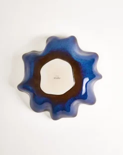 Pérola Shell - Servingbowl dark blue