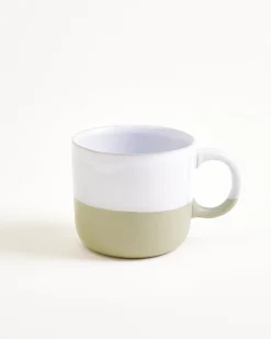 Seda - Mug small sage green white