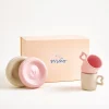 Seia Gift Set Espresso Pink Sand, 5-Piece