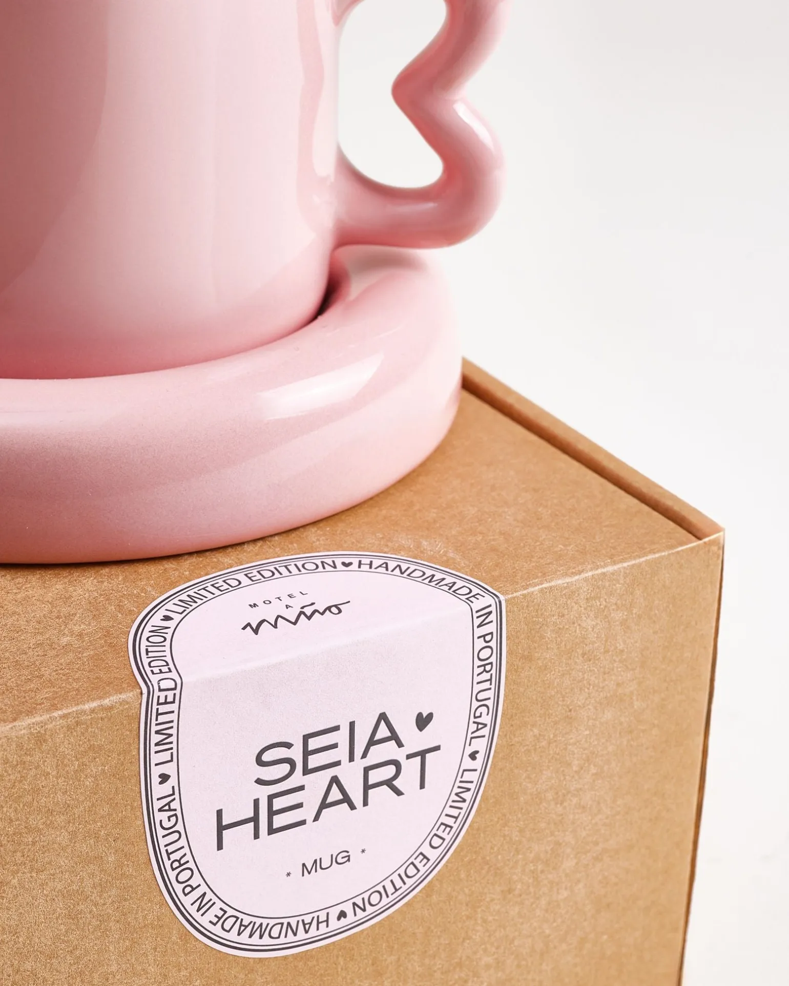 Seia - Gift set Heart pink burgundy 3 pieces