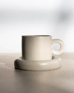 Seia mug & saucer sand