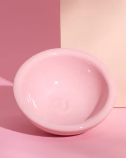 Seia - Small cereal bowl Heart pink