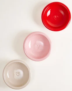 Seia - Small cereal bowl Heart pink