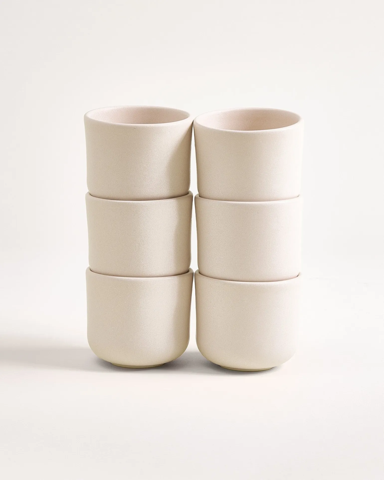 Sereno Becher klein sand 6er-Set