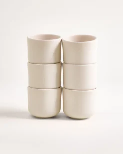 Sereno - Set of 6 cups small sand