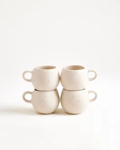 Sintra - Set of 4 espressomugs sand