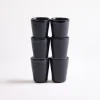 Turmalina - Set of 6 Espressocups black