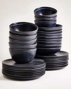 Turmalina - Tableware set black 32 pieces